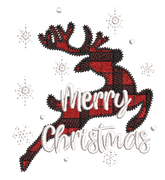 Christmas Deer: Embroidery Design - FineryEmbroidery